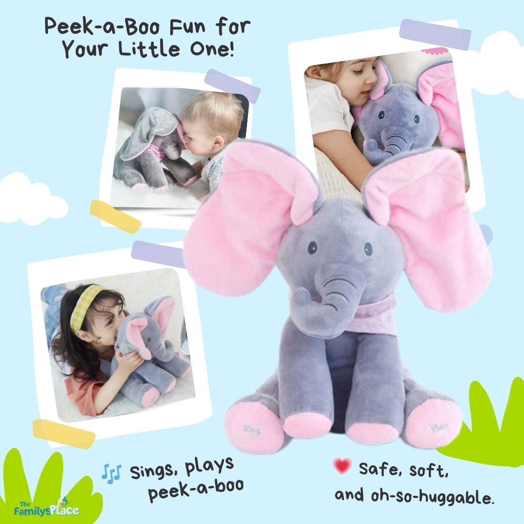 Peek a boo Talking Elephant - The find spot™