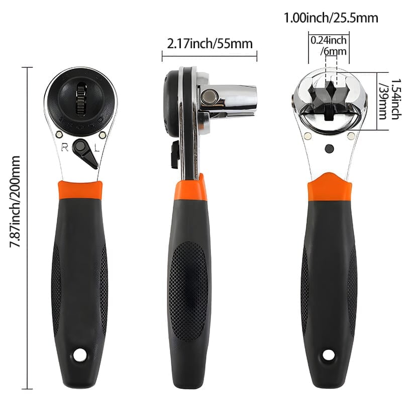 Hot Sale 49% OFF - Adjustable Ratchet Wrench-unitmotor™