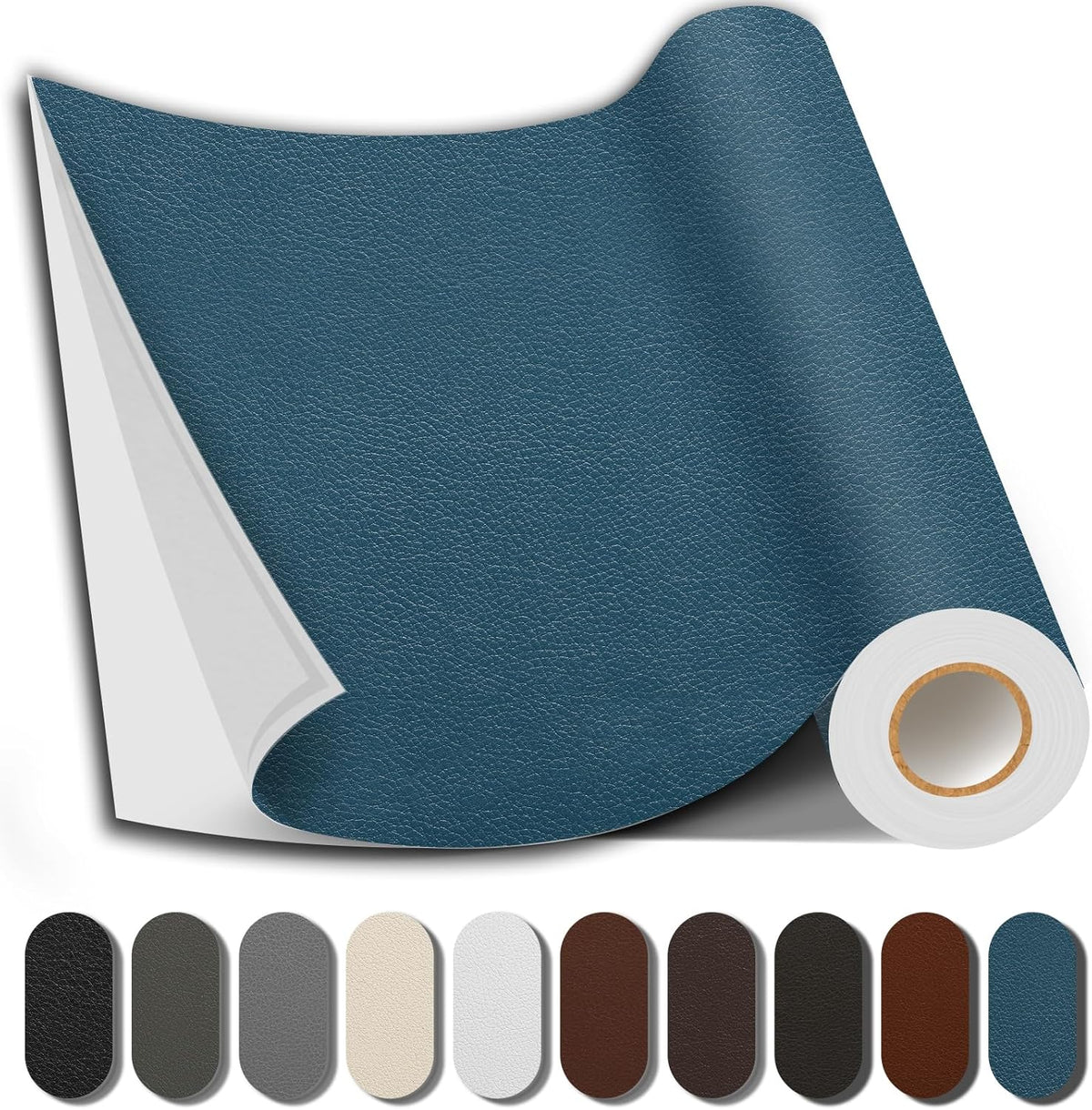 Caedrea Leather Repair Patch – 17x79" Self-Adhesive Waterproof Vinyl Patch for Couch, Furniture, Car Seats & Cabinets, Durable DIY Fix