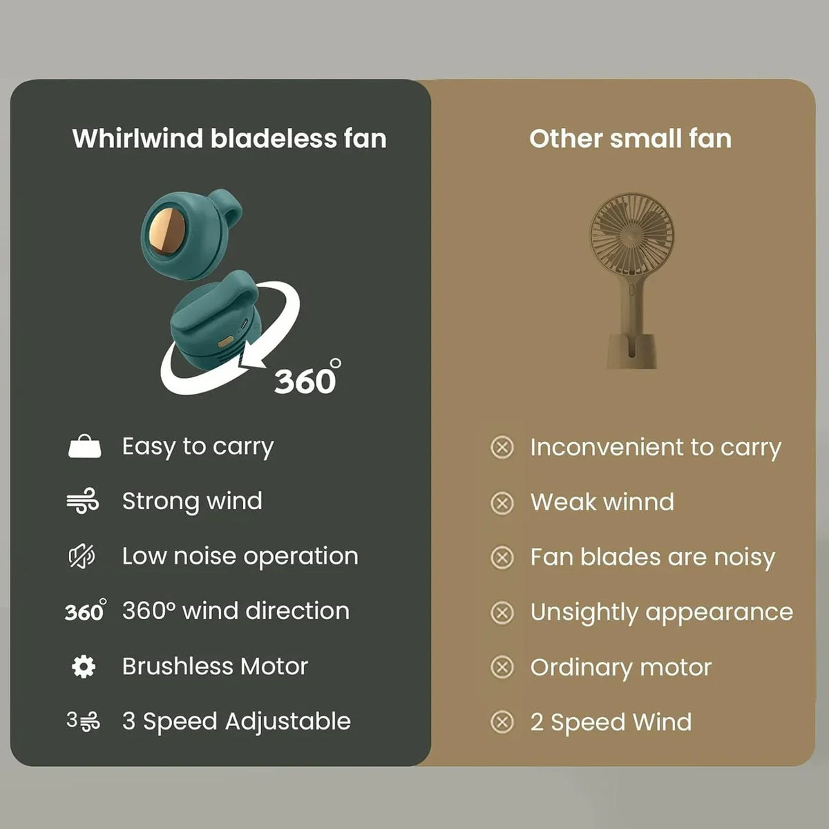 Mini Portable Pocket Fan