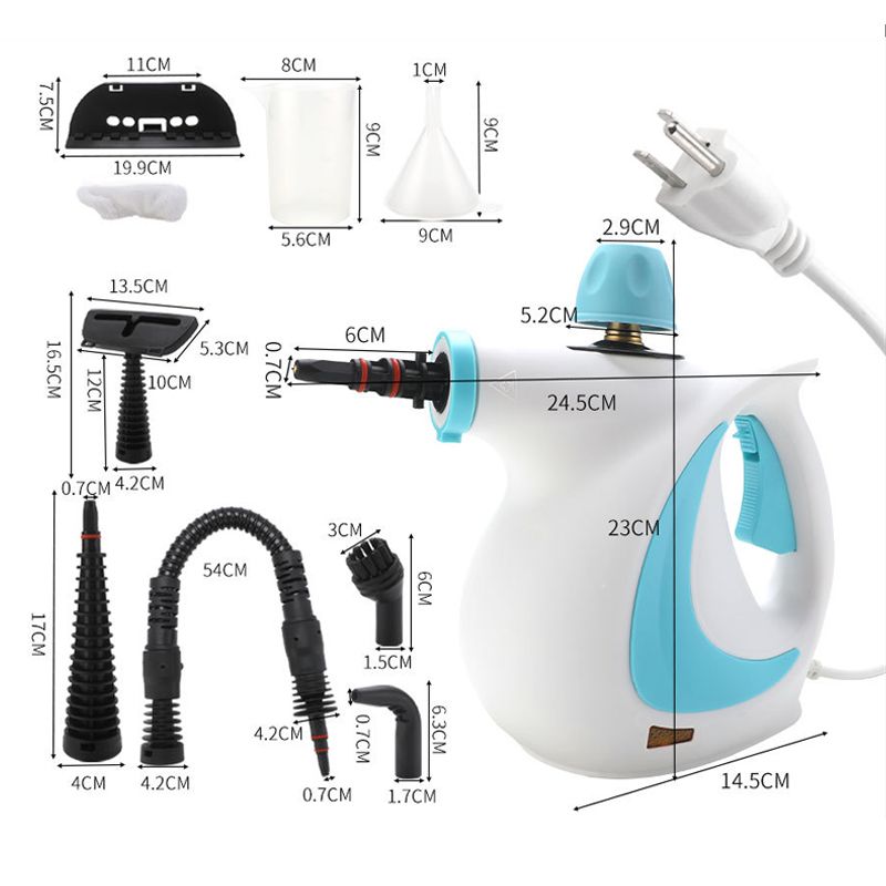 ā³LAST DAY SALE 50% OFF!!š„Pressurized Handheld Multi-Surface Natural Steam Cleaner with 12 pcs Accessories