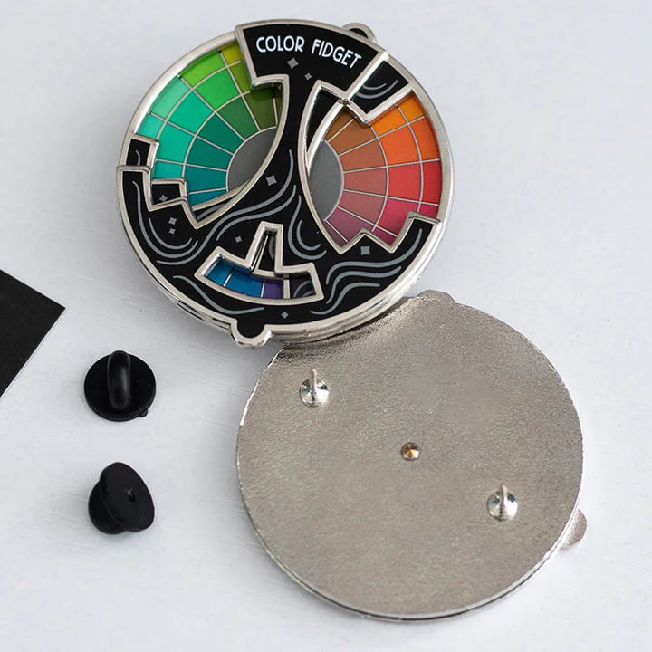🌈Color Fidget Enamel Pin(✨A Wheel Of Twenty Hues)