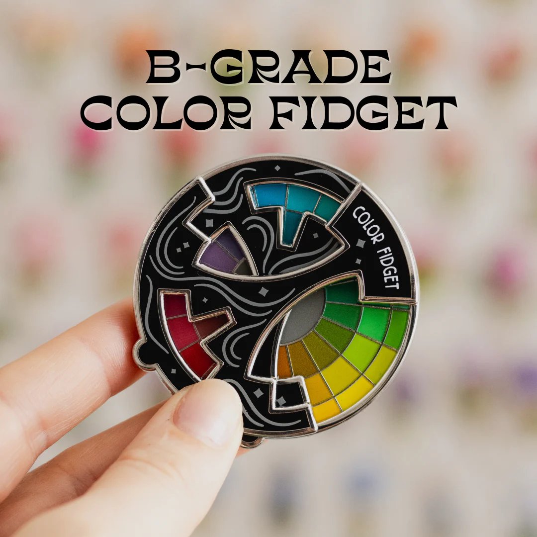 🌈Color Fidget Enamel Pin(✨A Wheel Of Twenty Hues)