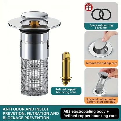 Stainless Steel Basin Drain Filter