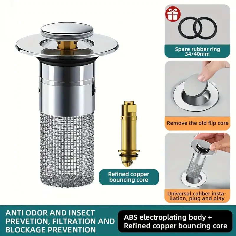 Stainless Steel Basin Drain Filter