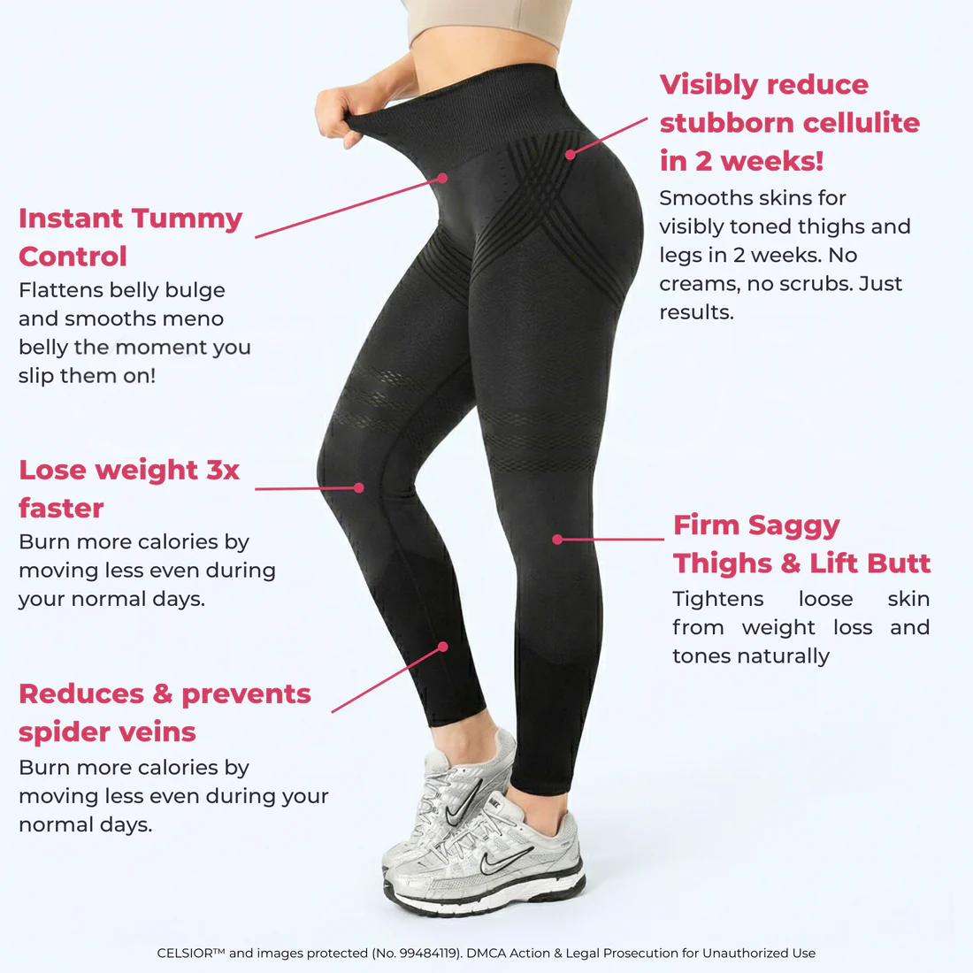 High Waisted And Hip Lifting Yoga Elastic Quick Drying Tight Pants