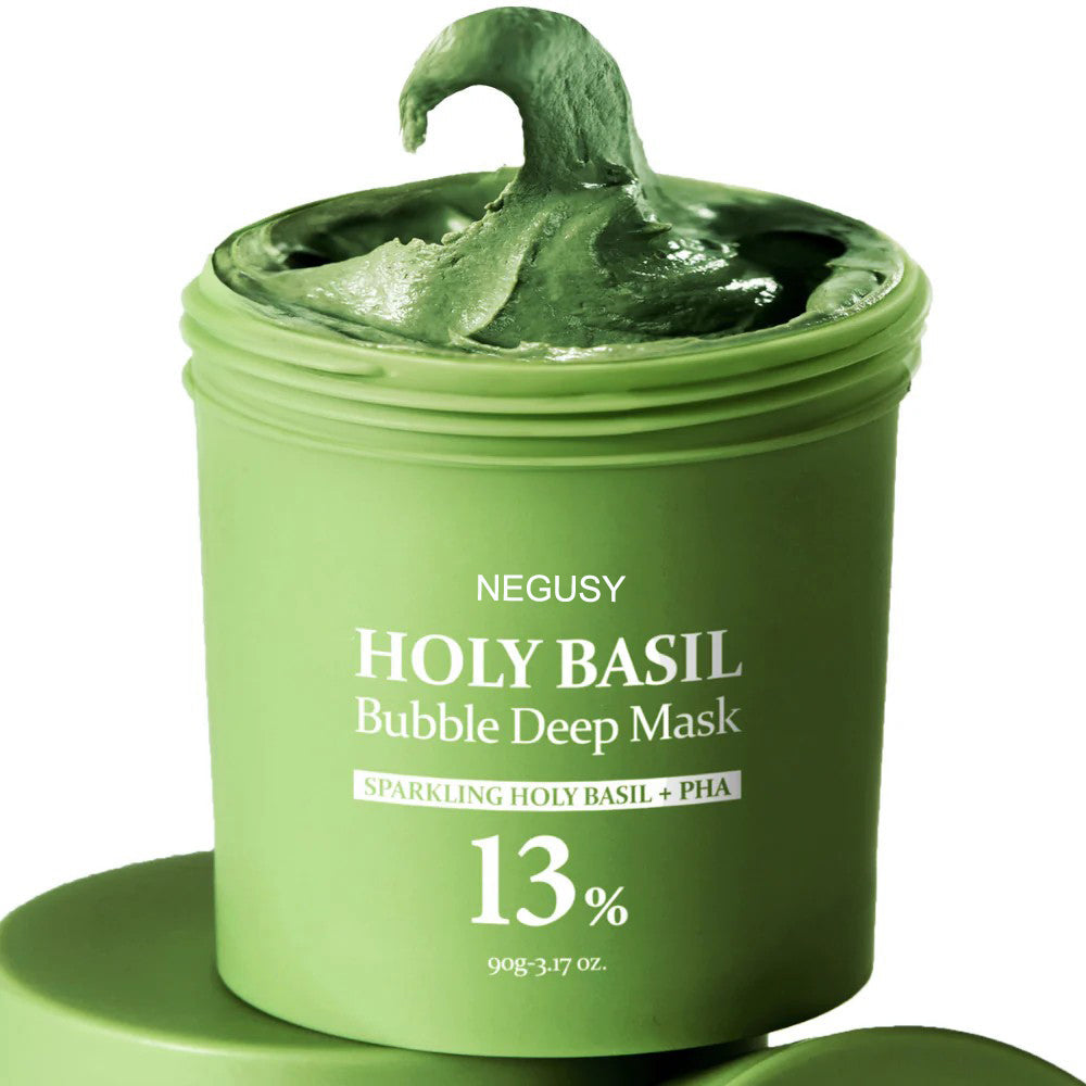 Holy Basil Sparking Bubble Mask-Limited Time 75%OFF 🔥LAST DAY⏰