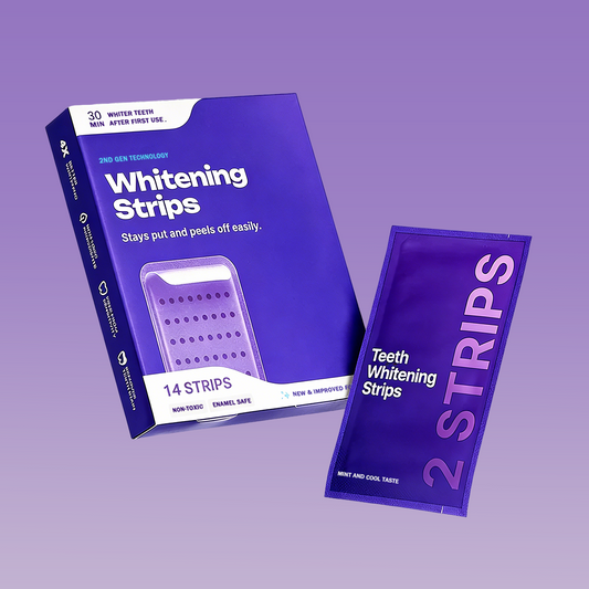 Purple Teeth Whitening Strips