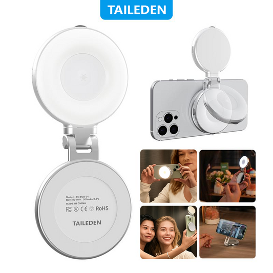 3-in-1 Magnetic Beauty Selfie Light for Phones