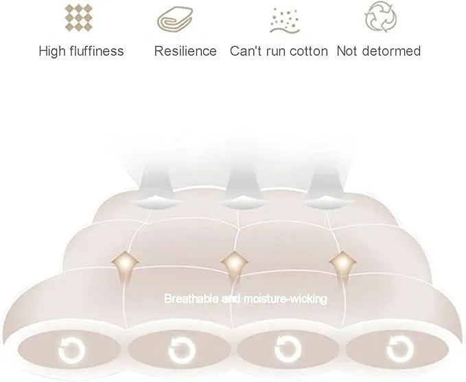 Queen Bamboo Cloud Mattress Topper – Ultra-Plush 3