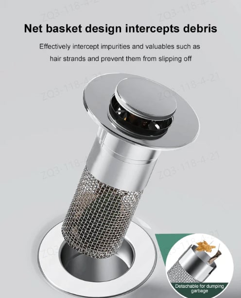 Stainless Steel Basin Drain Filter
