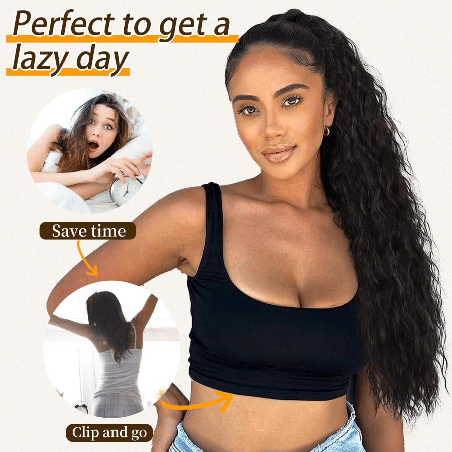 The SilkiPony  Extension - A Perfect Ponytail in Seconds + 50% OFF