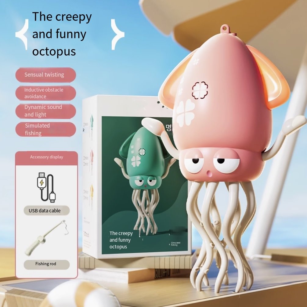 Funny Dancing Squid