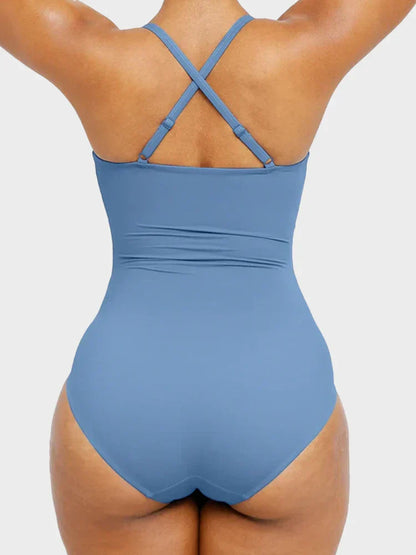 U-Ring Cut Out Shaping Swimsuit