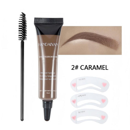 Long-lasting Waterproof Smudge-proof Liquid Eyebrow Gel/Tint(With Free Brush)