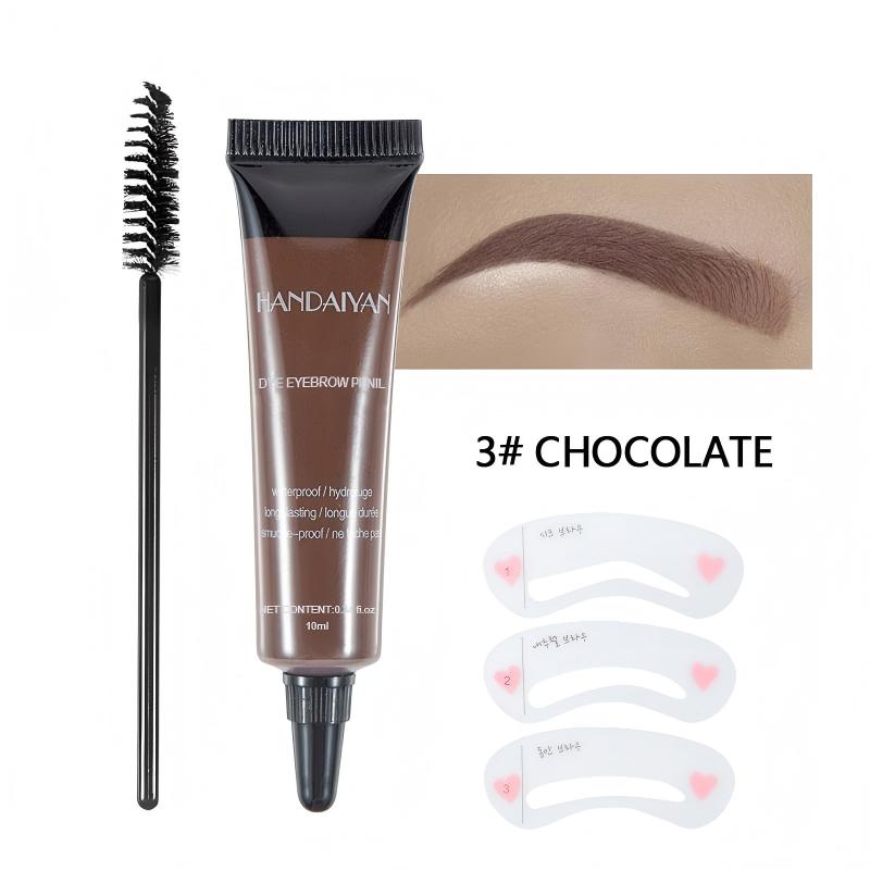 Long-lasting Waterproof Smudge-proof Liquid Eyebrow Gel/Tint(With Free Brush)