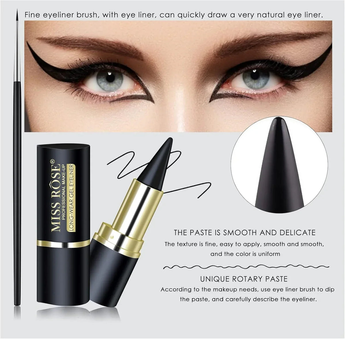 Waterproof Long-lasting Gel Eyeliner