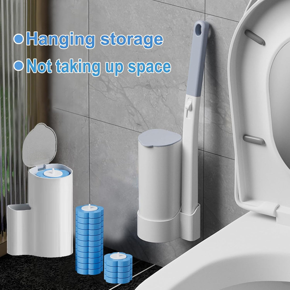 Disposable Toilet Brush and Holder