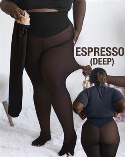 FleeceVeil - Skin-Effect Sculpting Tights