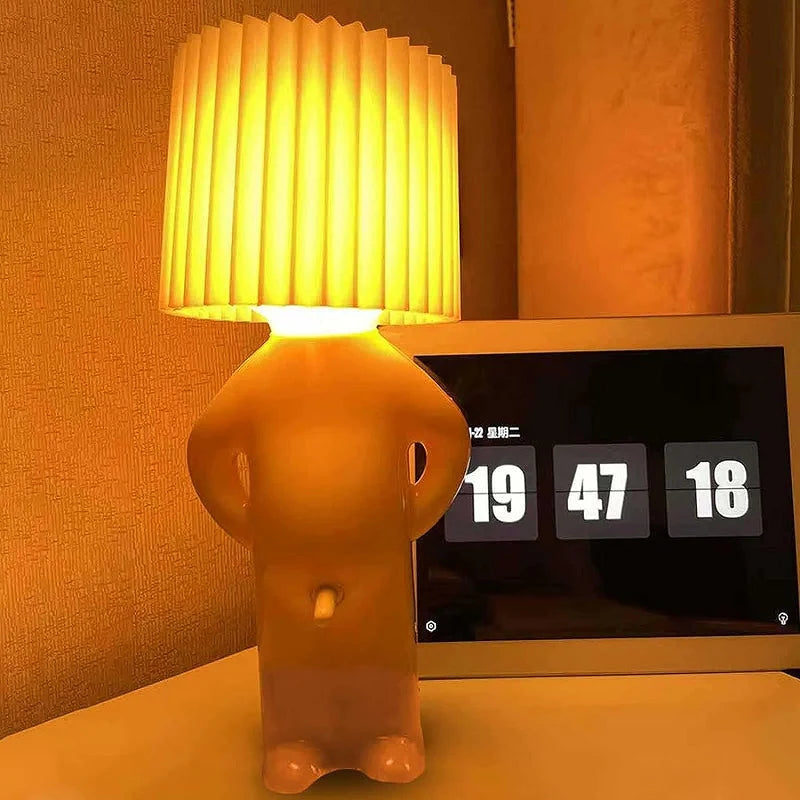 Shy Man Creative Table Lamp marnetic