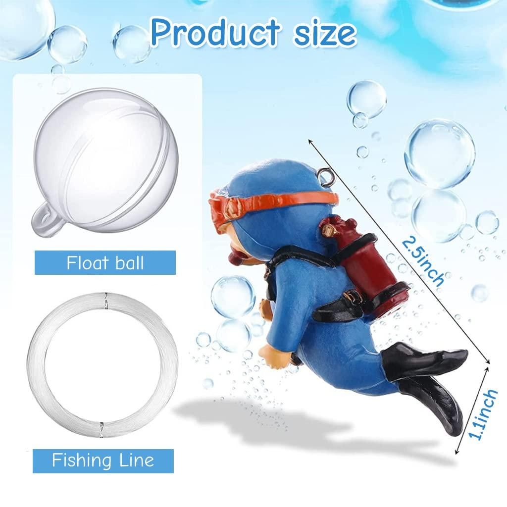 Floating Aquarium Diver Cartoon(5 pcs set)