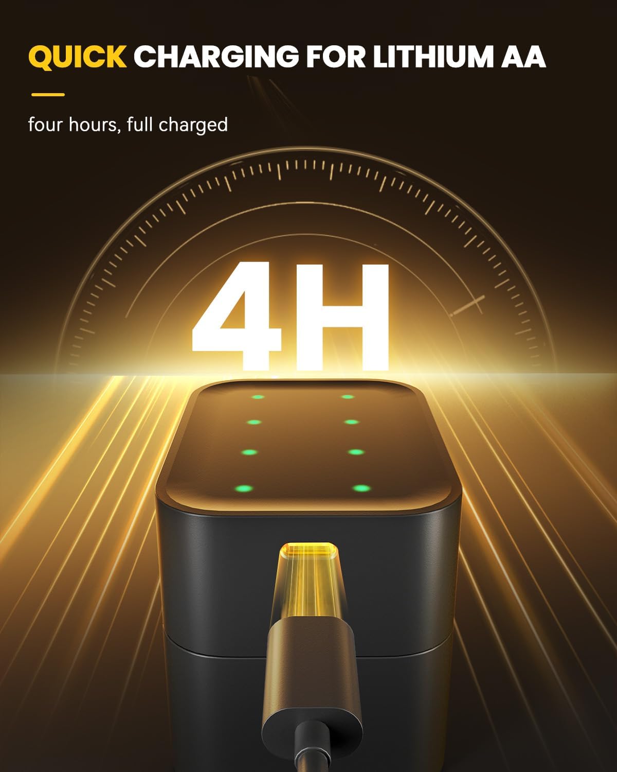 🔋 50% OFF NOW! ⚡ Rechargeable AA/AAA Lithium Battery – Long-Lasting, Fast Charging & Eco-Friendly 📦