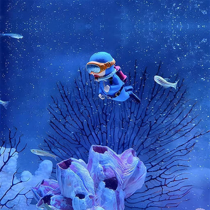 Floating Aquarium Diver Cartoon(5 pcs set)