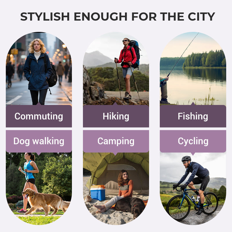 💜LAST DAY SALE- 50% OFF💦3-in-1 Waterproof Women's Jacket – Rain, Wind & Cold, All Covered
