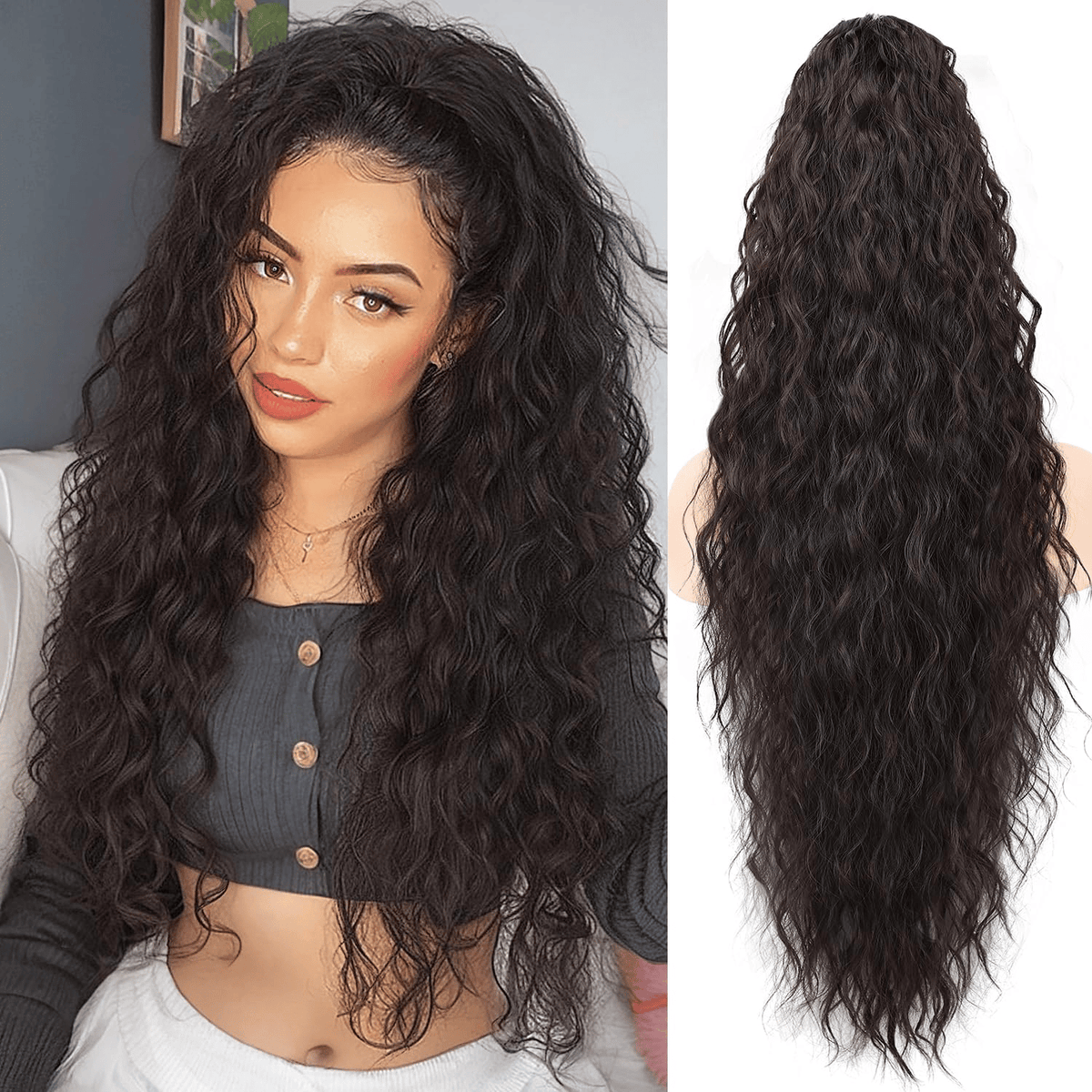 The SilkiPony  Extension - A Perfect Ponytail in Seconds + 50% OFF