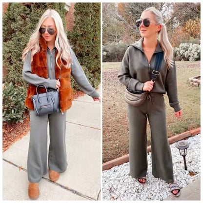💝LAST DAY PROMOTION 50% OFF!!🎀Women's 2 Piece Casual Outfits Sweatsuit Set