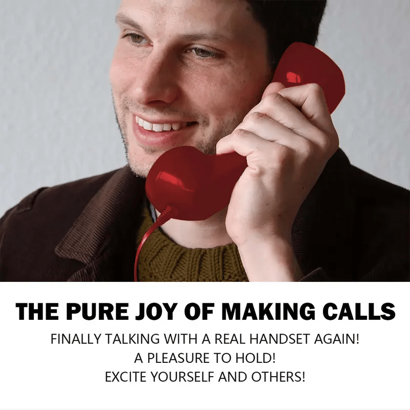 VintageTalk - Wired Retro Phone Handset