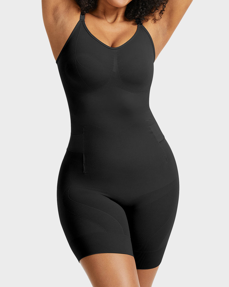 All-in-One Sculpting Bodysuit with Easy-Off Design