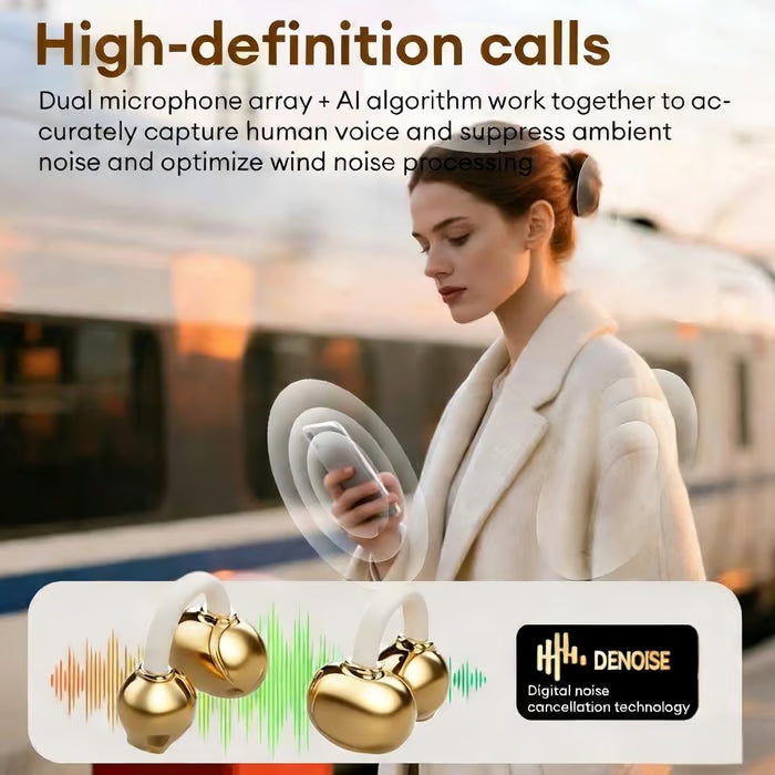 Clara Clip-On Headphones | Wireless, Lightweight Design 8