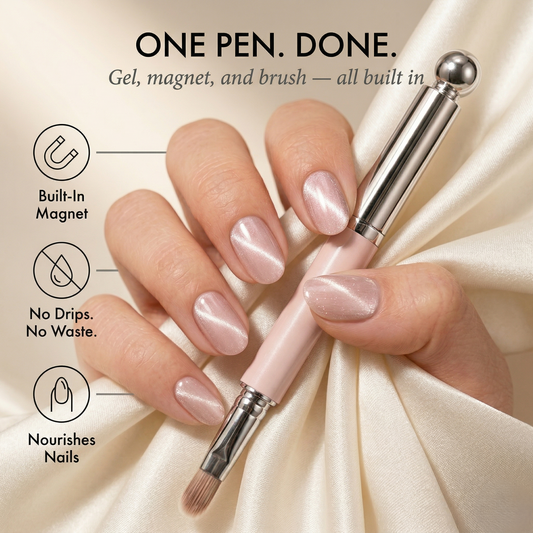 Maviglow™ – All-in-One Cat Eye Gel Nail Pen with Built-In Magnet 