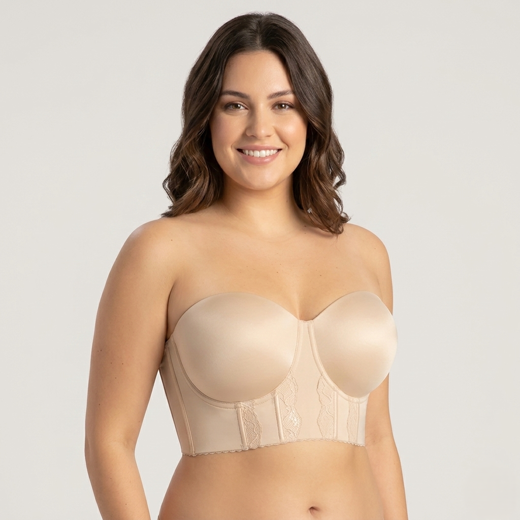 Drapelle™ – Invisible Low-Back Support Bra with Silicone Grip & Detachable Straps + 50% OFF