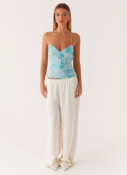 Sparkly V-Neck Cami Top