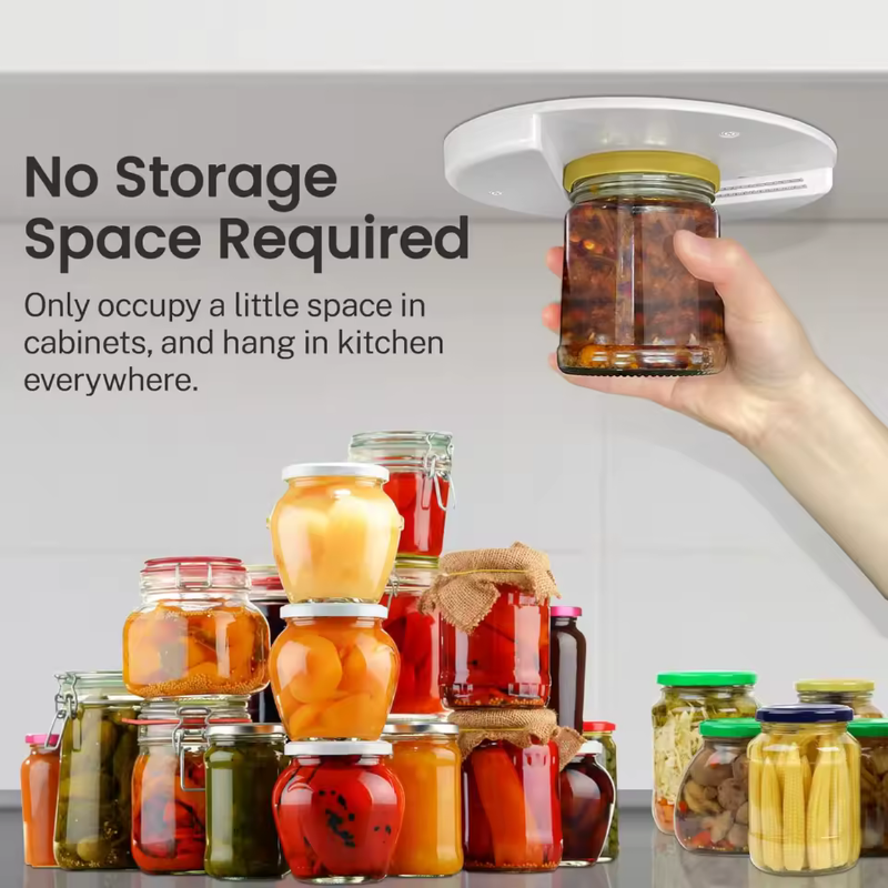 Multifunction Can Opener Cabinet Under Jar Opening Tool Professional Bottle Quick Remover Kitchen Accessories