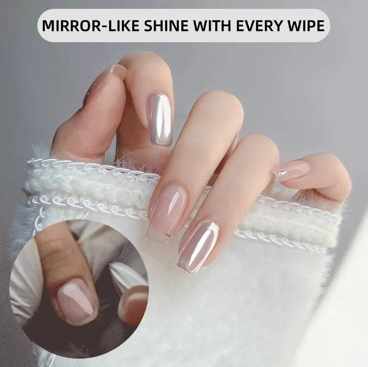 NailGlow™ Chrome Powder - Mirror Shine Nail Polish, Elegant & Long-Lasting