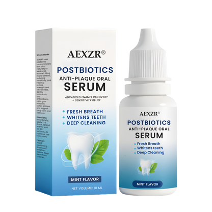 🦷 Fills Micro-Defects & Stops Sensitivity | AEXZR® Postbiotics Anti-Plaque Oral Serum