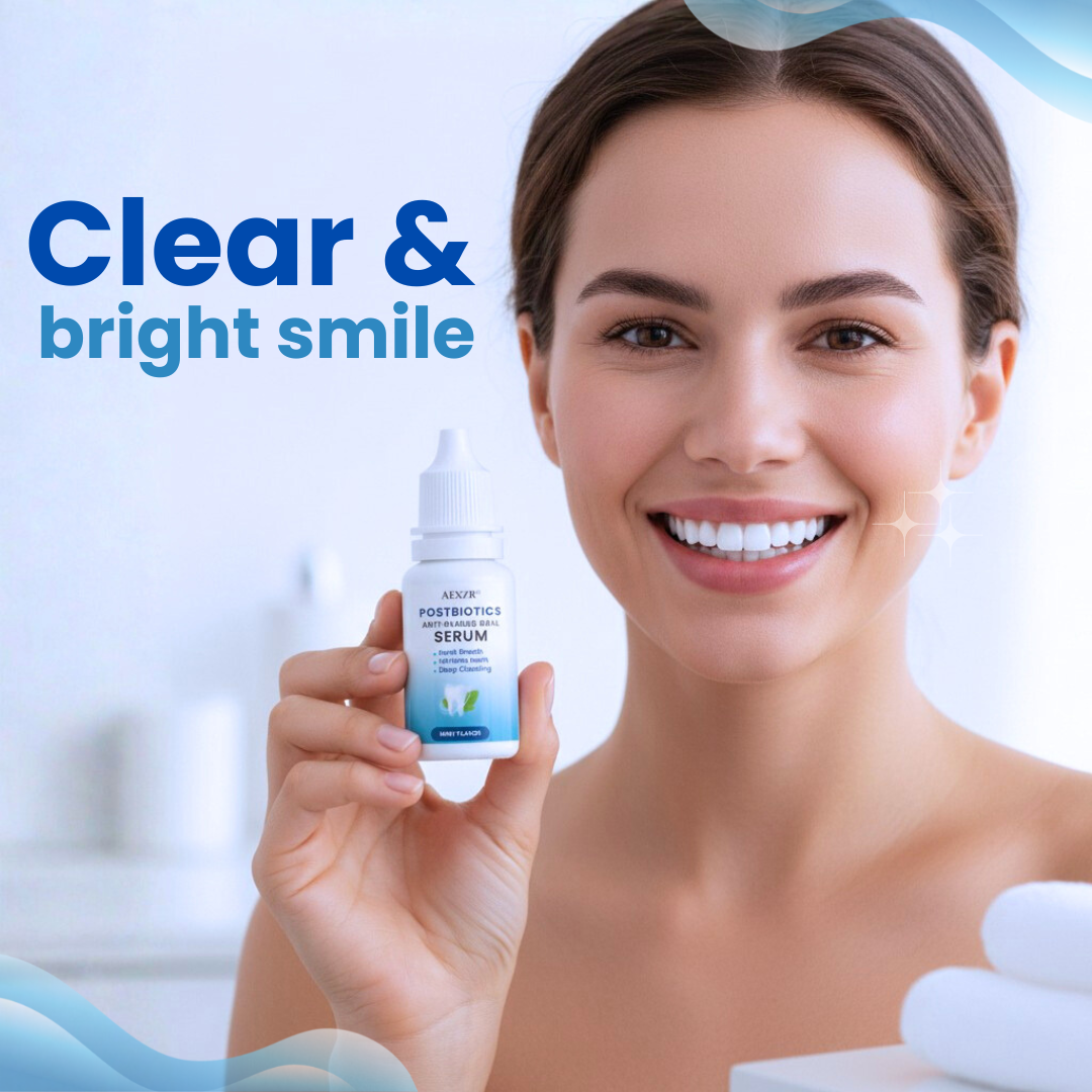 🦷 Fills Micro-Defects & Stops Sensitivity | AEXZR® Postbiotics Anti-Plaque Oral Serum