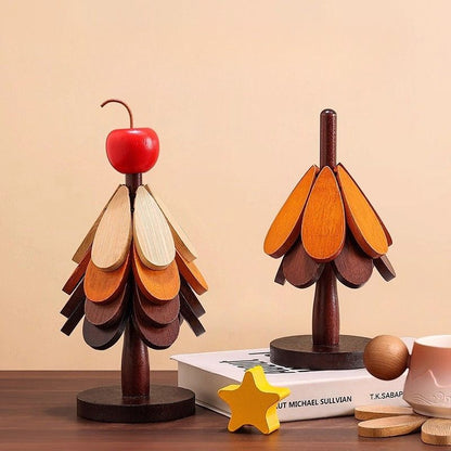 Artistic Walnut Tree Table Mat