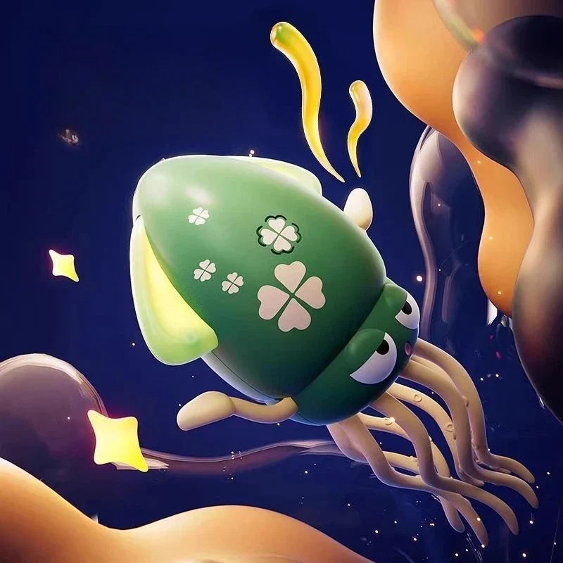 Funny Dancing Squid