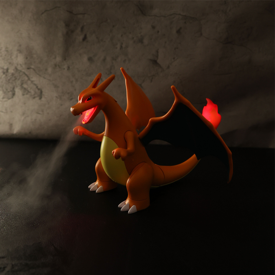 Charizard Electric Sound Mist Spraying Figure