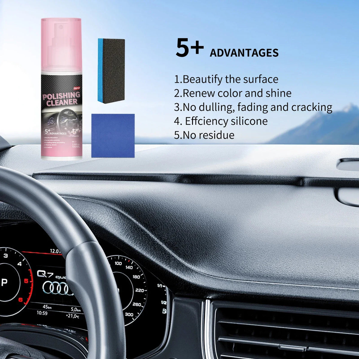 Car Interior Polishing Cleaner