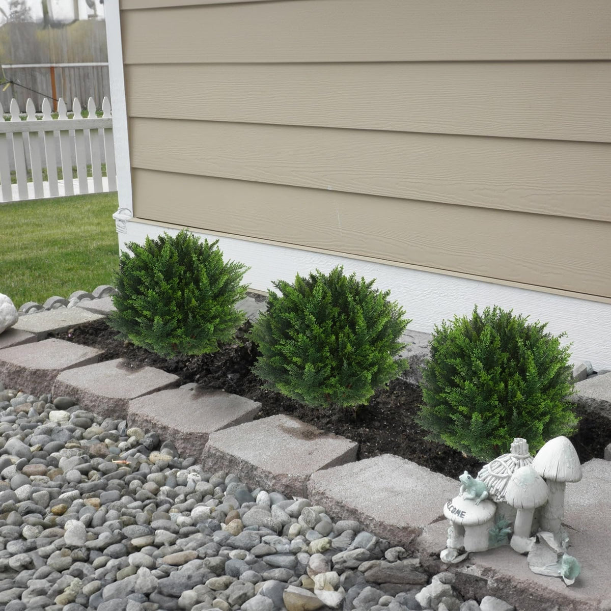 UV Resistant Artificial Cedar Topiary Ball Tree