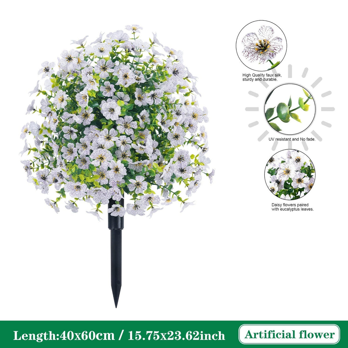UV Resistant Artificial Cedar Topiary Ball Tree