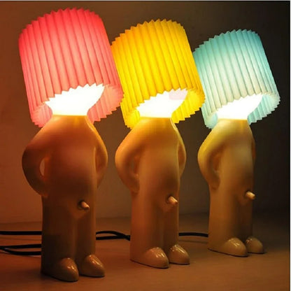 Shy Man Creative Table Lamp marnetic