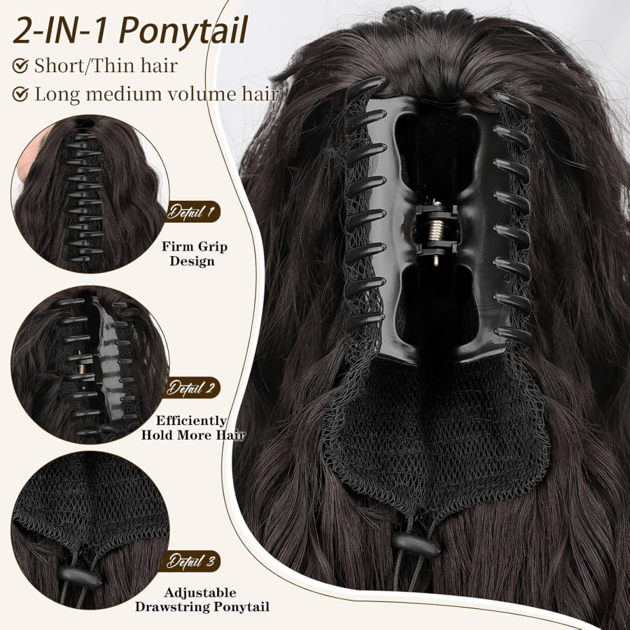 The SilkiPony  Extension - A Perfect Ponytail in Seconds + 50% OFF