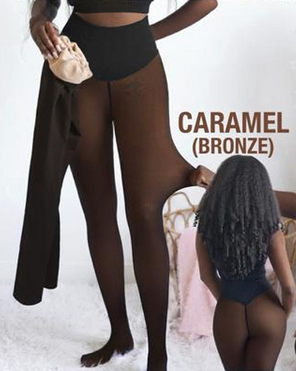 FleeceVeil - Skin-Effect Sculpting Tights