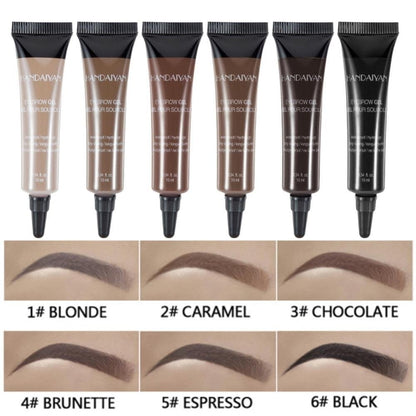 Long-lasting Waterproof Smudge-proof Liquid Eyebrow Gel/Tint(With Free Brush)